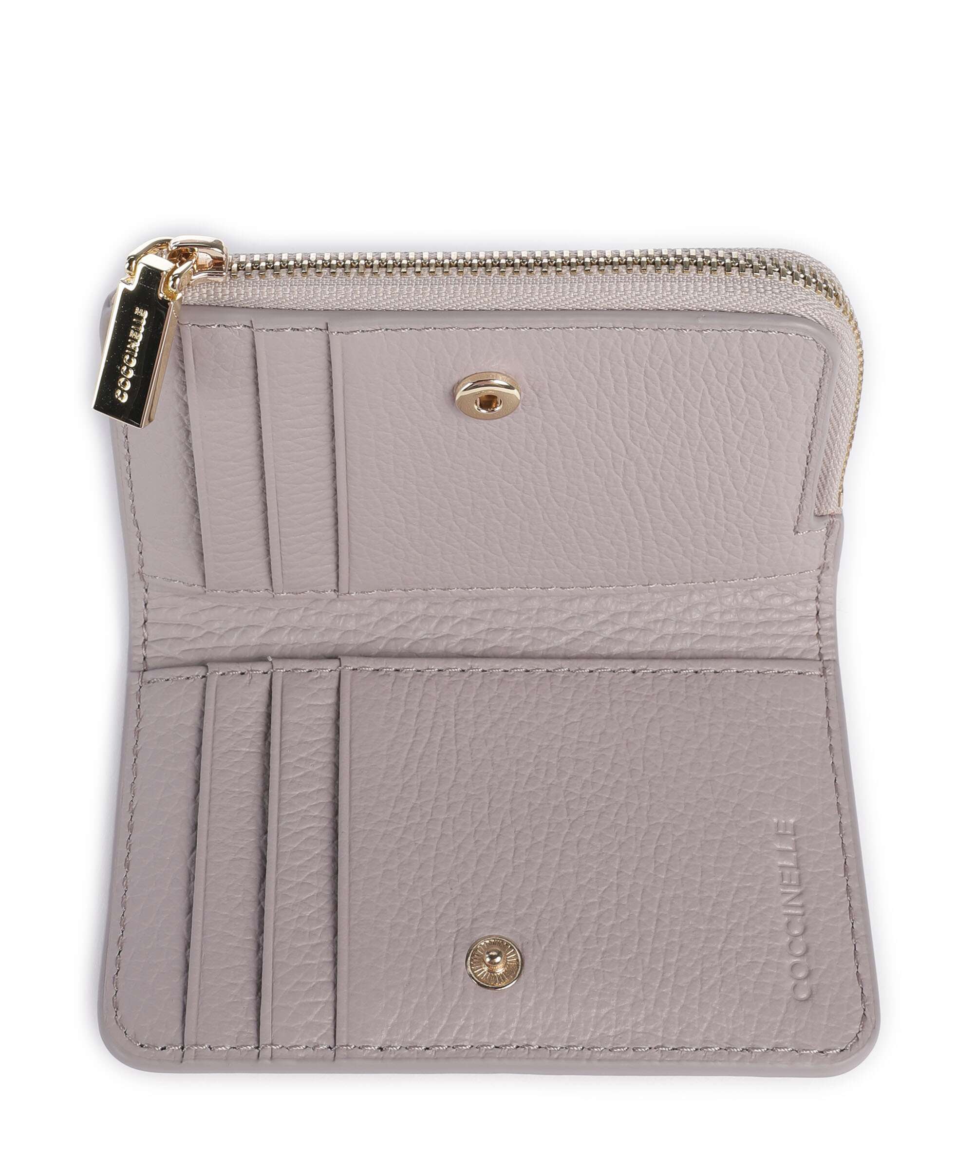 Coccinelle Metallic Soft Wallet oyster