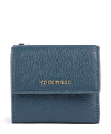Coccinelle Metallic Soft RFID Portafoglio deep blue