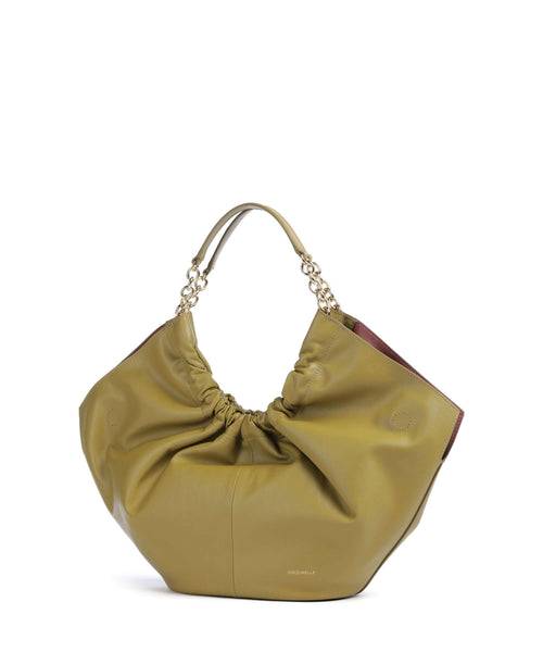 Coccinelle Smash Bucket bag seagrass