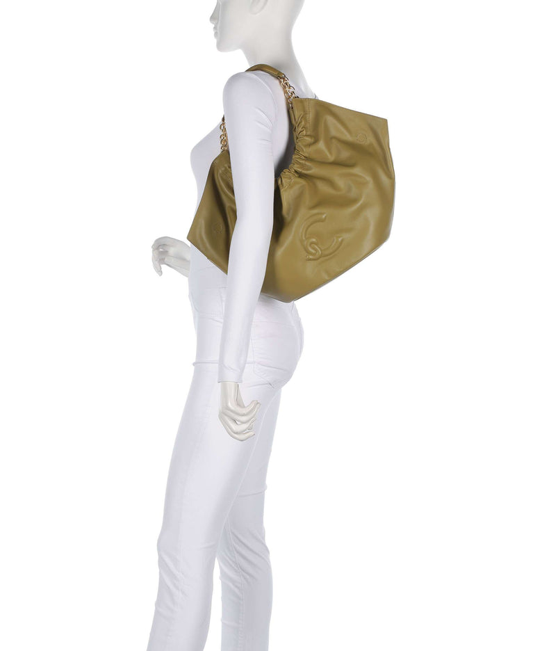 Coccinelle Smash Bucket bag seagrass