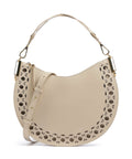 Coccinelle Sunup Monogram Sangallo Hobo bag sandshell