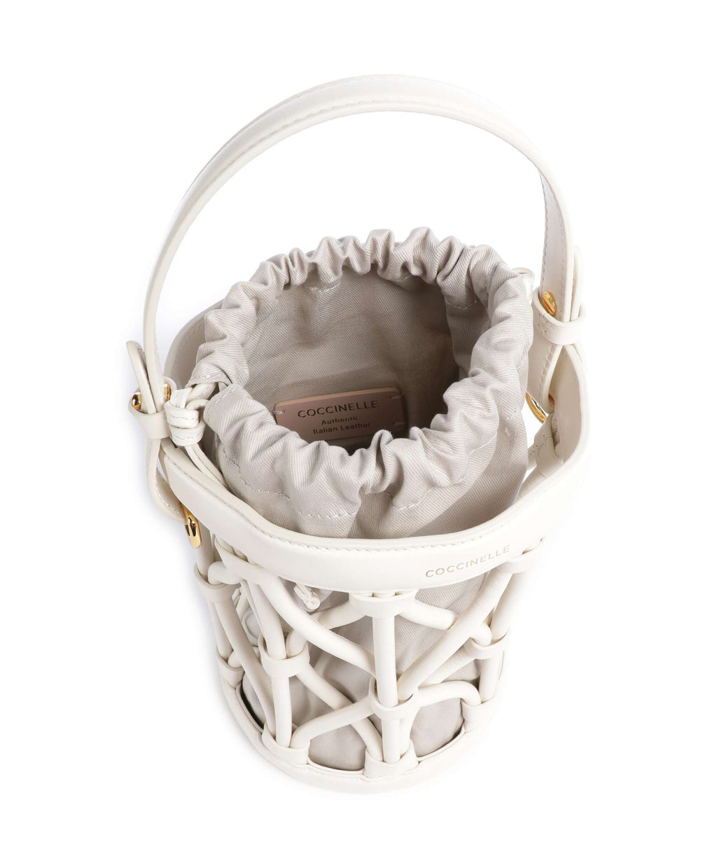 Coccinelle Koi Bucket bag pearl