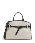Coccinelle Sabine Canvas Handbag natural/noir