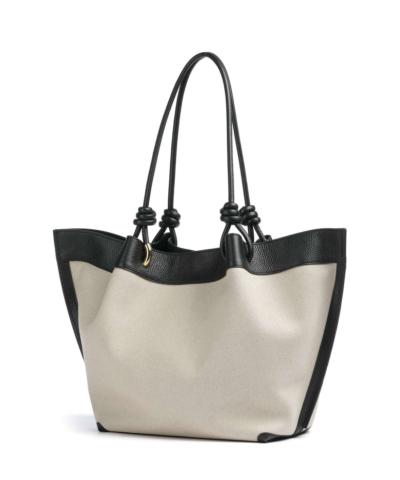 Coccinelle Finn Canvas Tote bag natural/noir