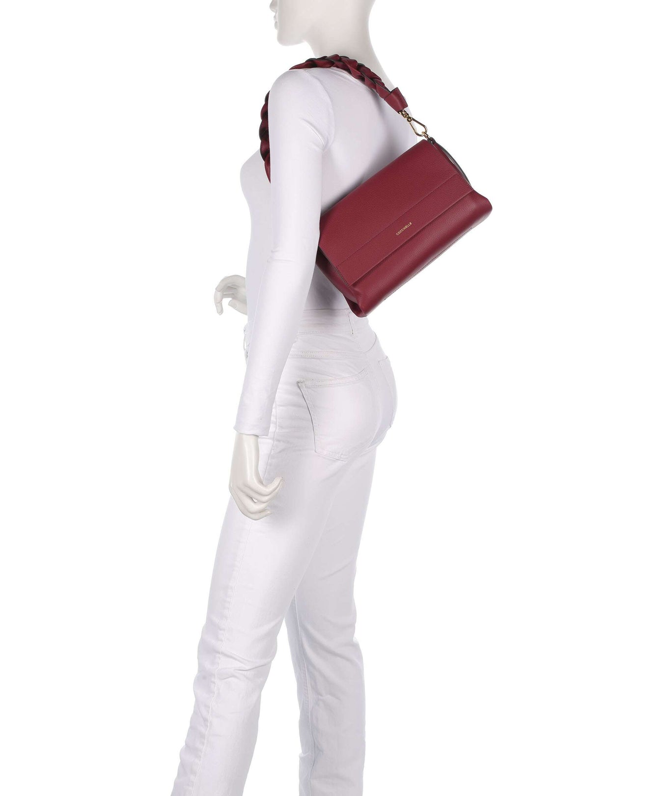 Coccinelle Boheme Grana Double Shoulder bag ribes/prune