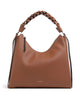 Coccinelle Boheme Grana Double Hobo bag cognac/noir