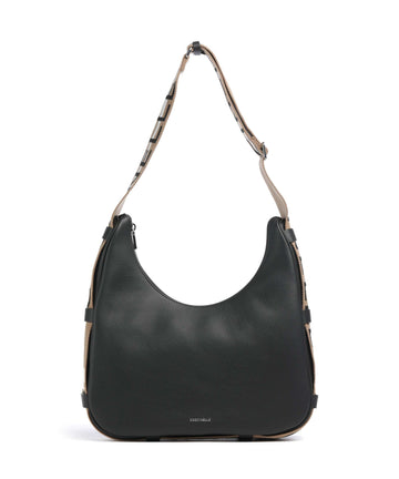 Coccinelle Raquel Borsa hobo noir/cognac