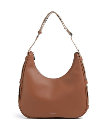 Coccinelle Raquel Borsa hobo cognac/noir