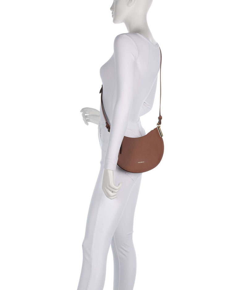 Coccinelle Sunup Shoulder bag cognac/noir