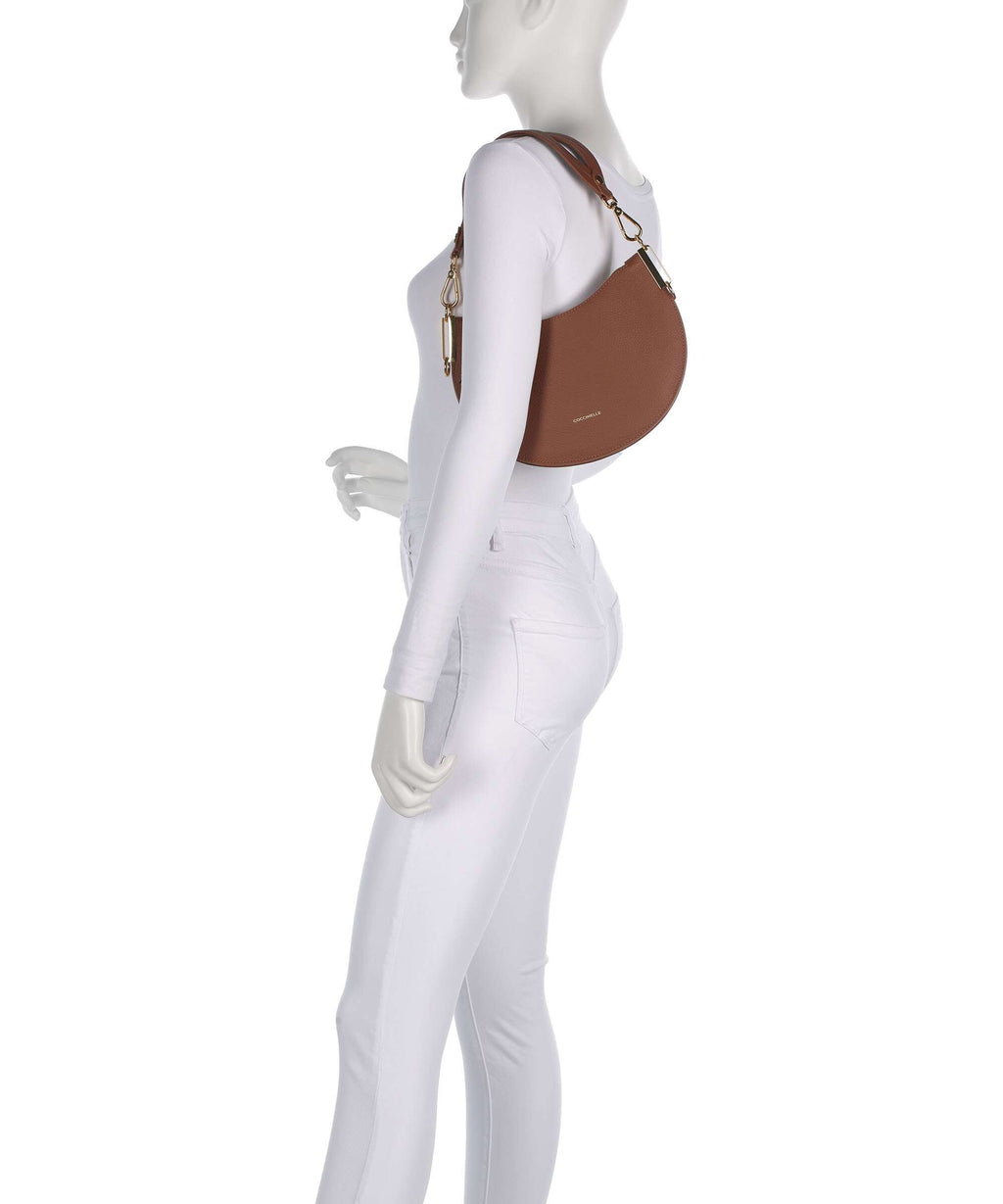 Coccinelle Sunup Shoulder bag cognac/noir