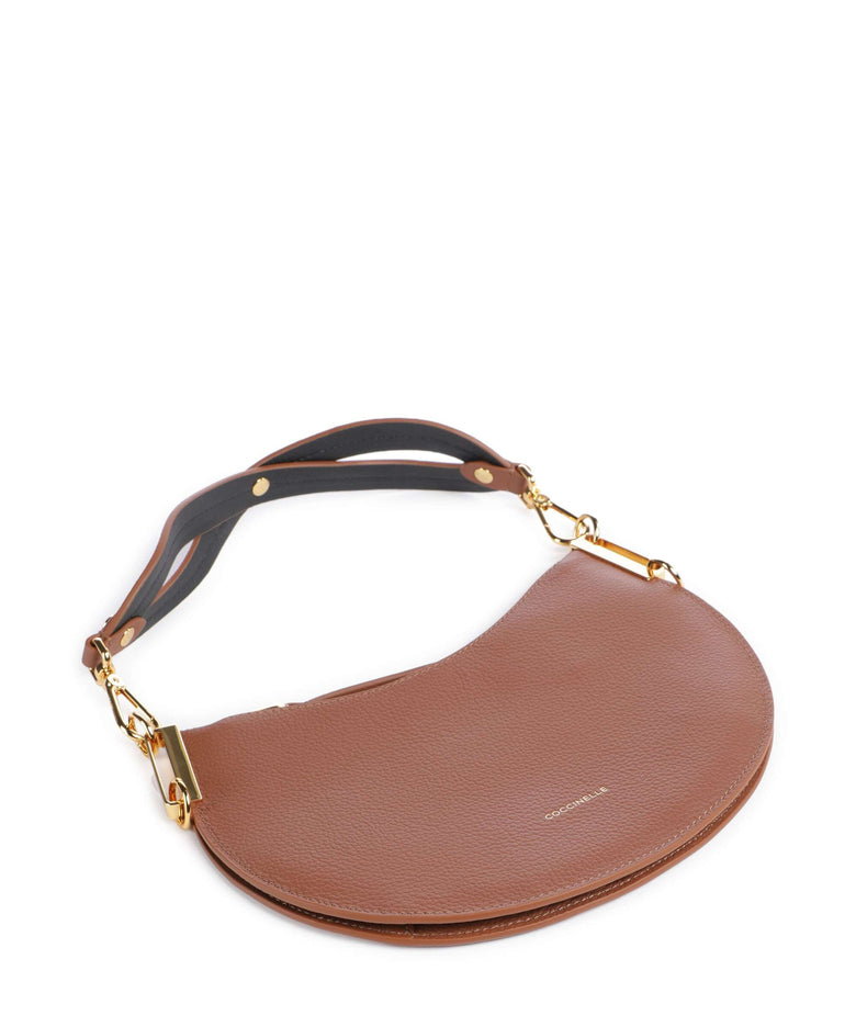 Coccinelle Sunup Shoulder bag cognac/noir