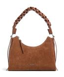 Coccinelle Boheme Suede Borsa a spalla cognac