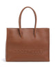 Coccinelle Myrtha Maxi Logo Borsa shopper cognac