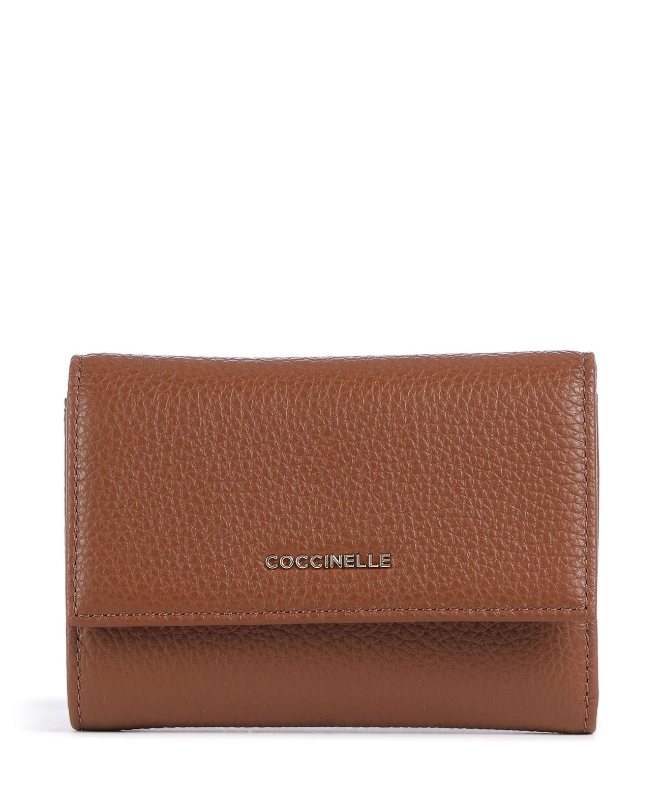 Coccinelle Metallic Soft RFID Wallet cognac