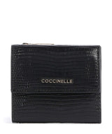 Coccinelle Metallic Lizard RFID Portafoglio noir