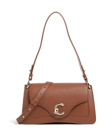 Coccinelle C-Me Borsa a spalla cognac