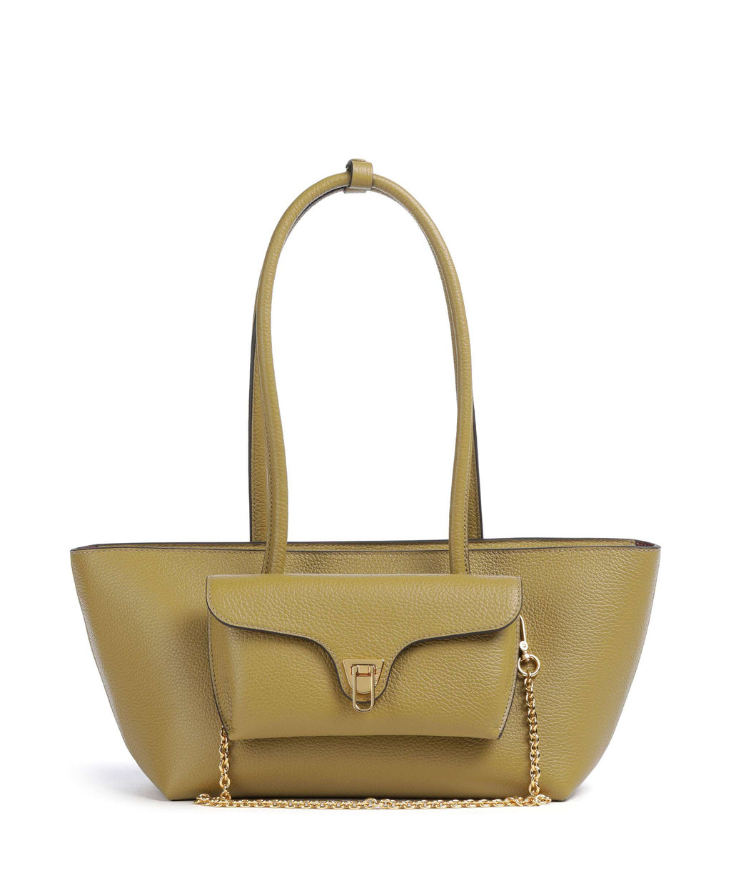 Coccinelle Beat Double Shoulder bag seagrass