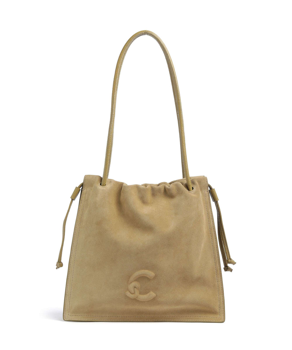 Coccinelle Dulse Bucket bag seagrass
