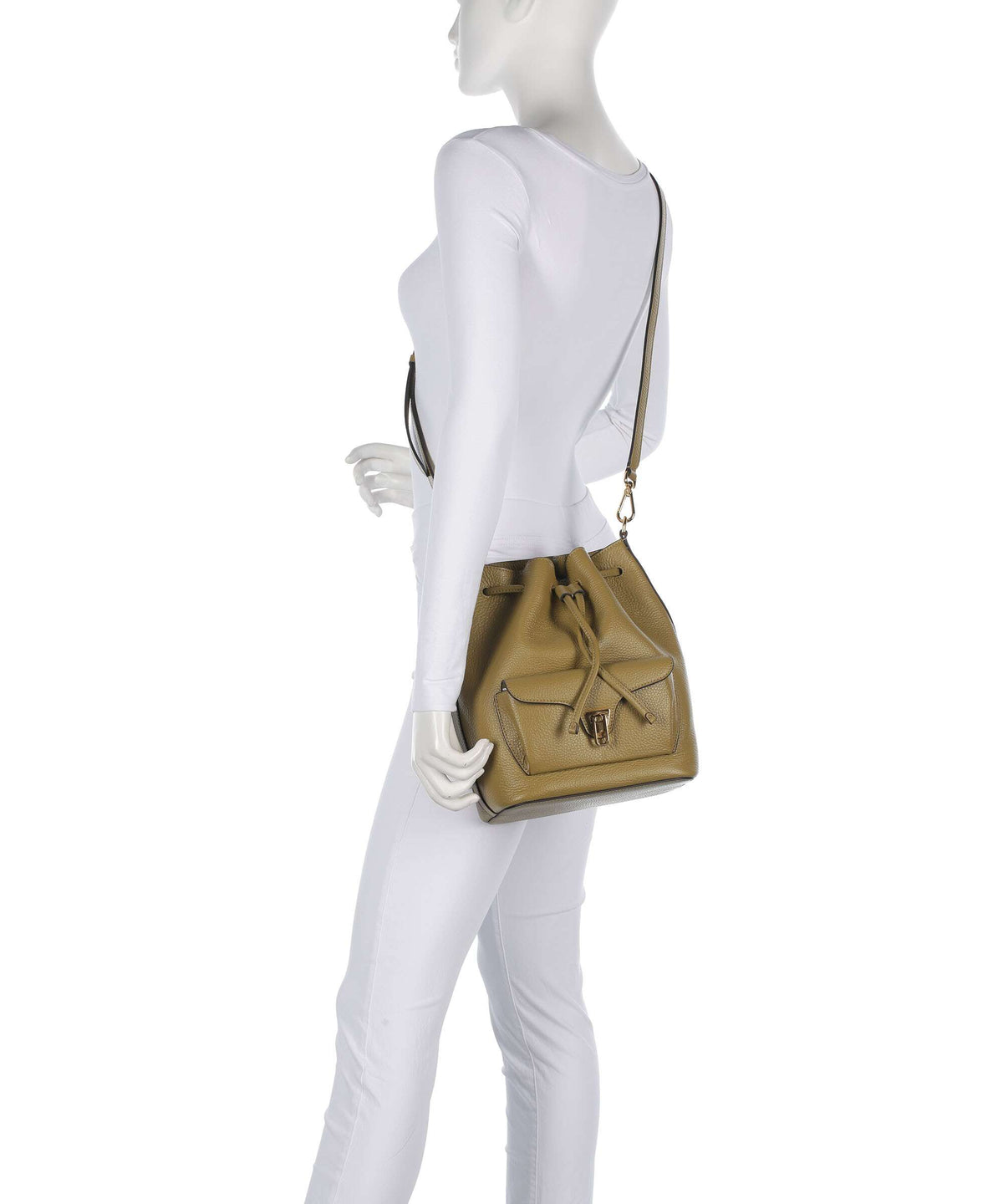 Coccinelle Beat Generation Bucket bag seagrass
