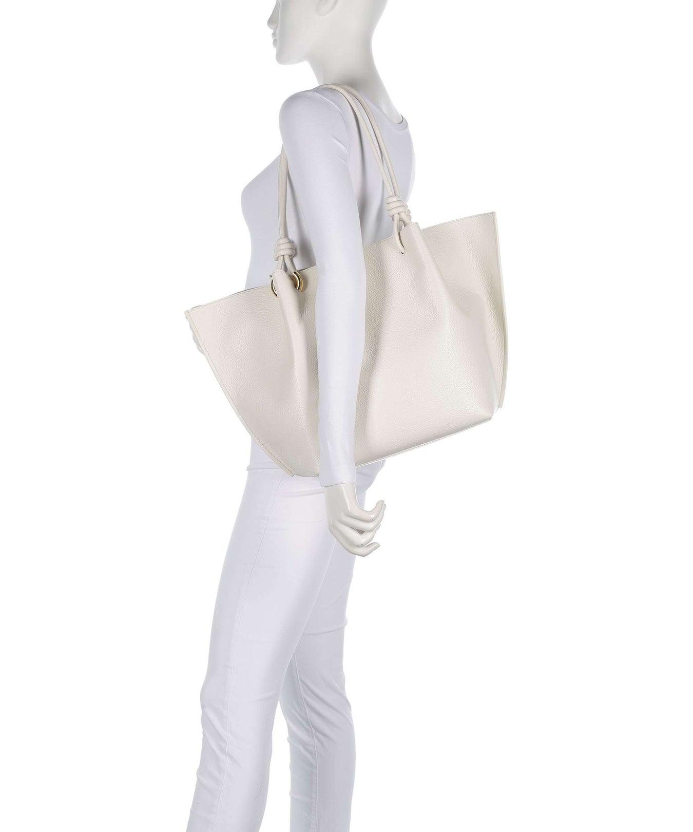 Coccinelle Finn Tote bag pearl