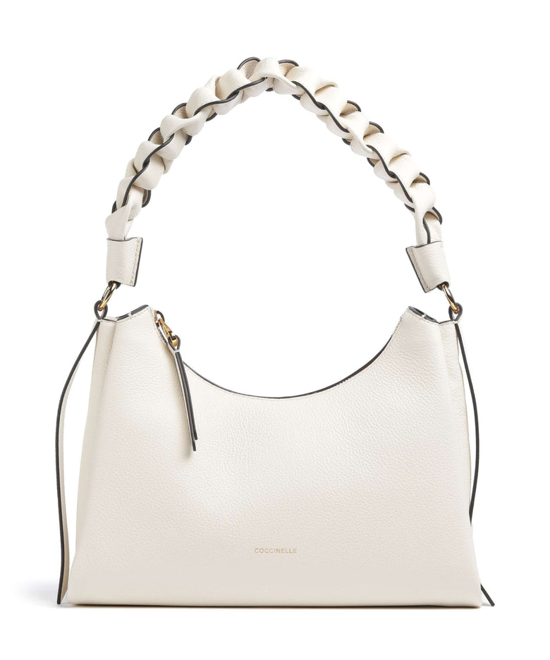 Coccinelle Boheme Grana Double Shoulder bag pearl/cognac