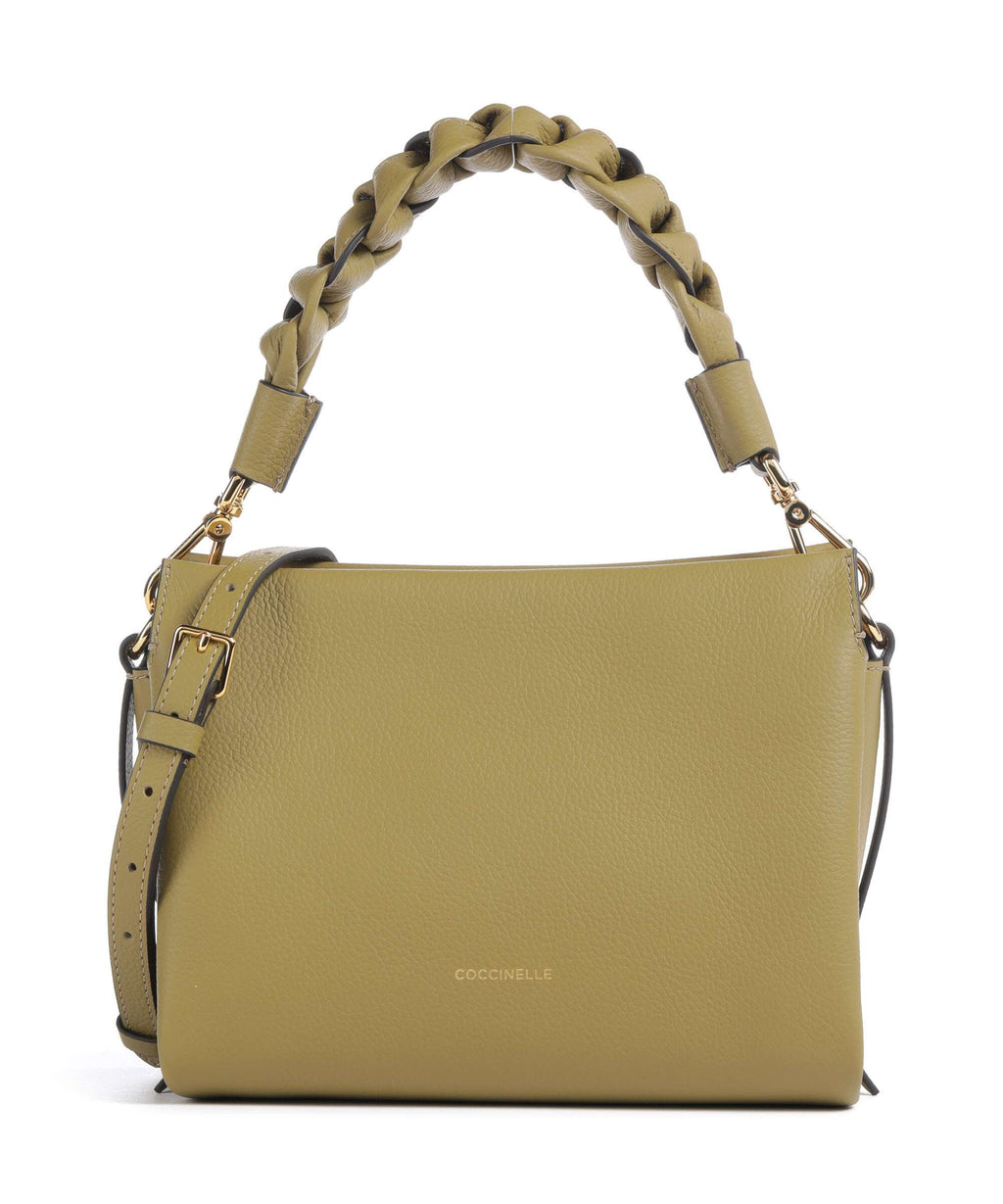 Coccinelle Boheme Grana Double Handbag seagrass/sandshell