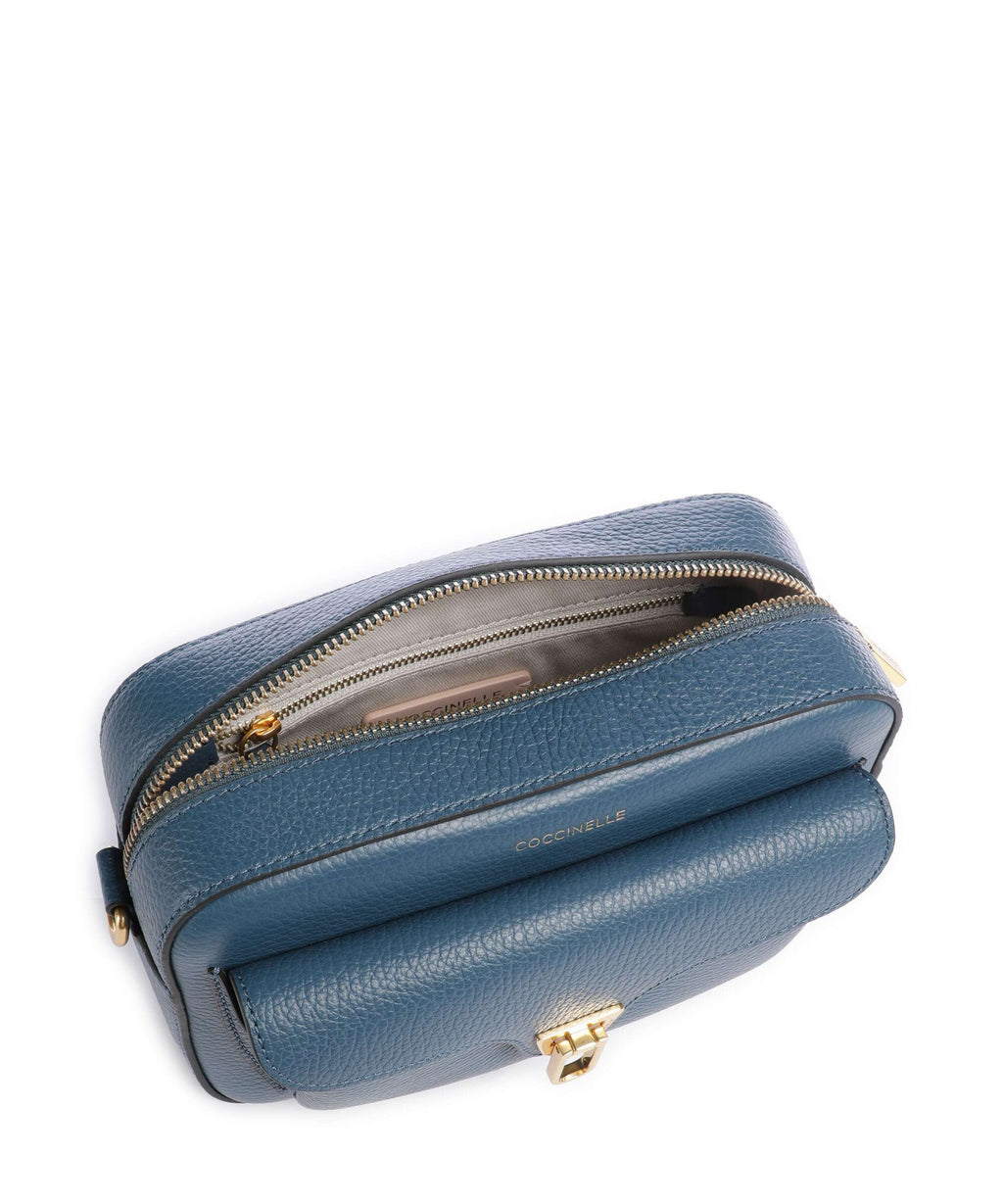 Coccinelle Beat Soft Ribbon Crossbody bag deep blue