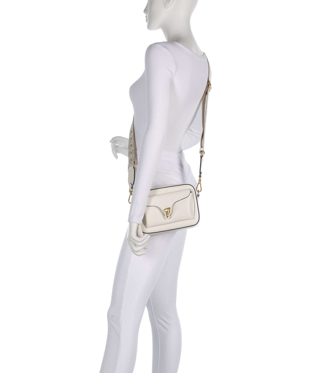 Coccinelle Beat Soft Ribbon Crossbody bag pearl