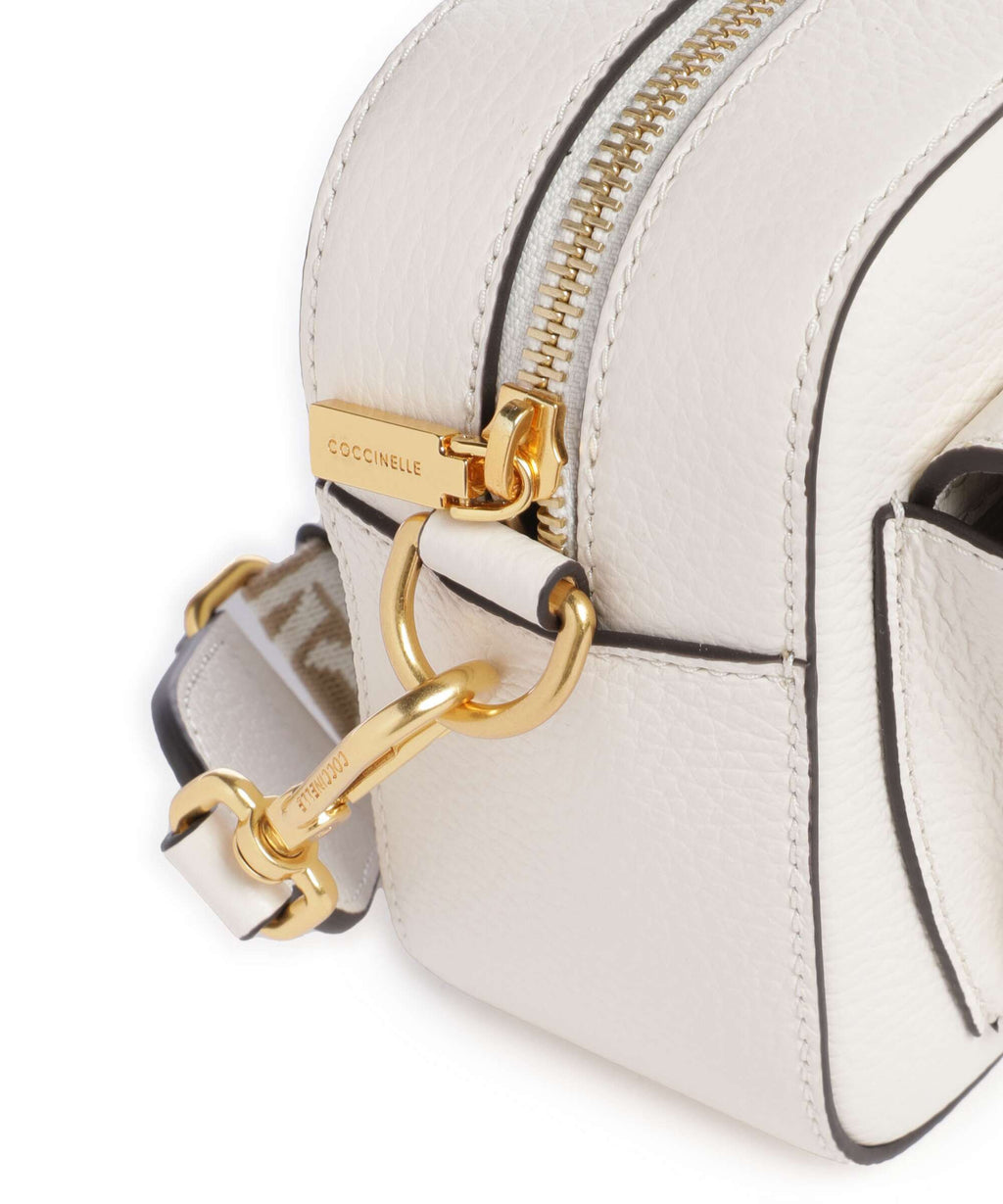 Coccinelle Beat Soft Ribbon Crossbody bag pearl