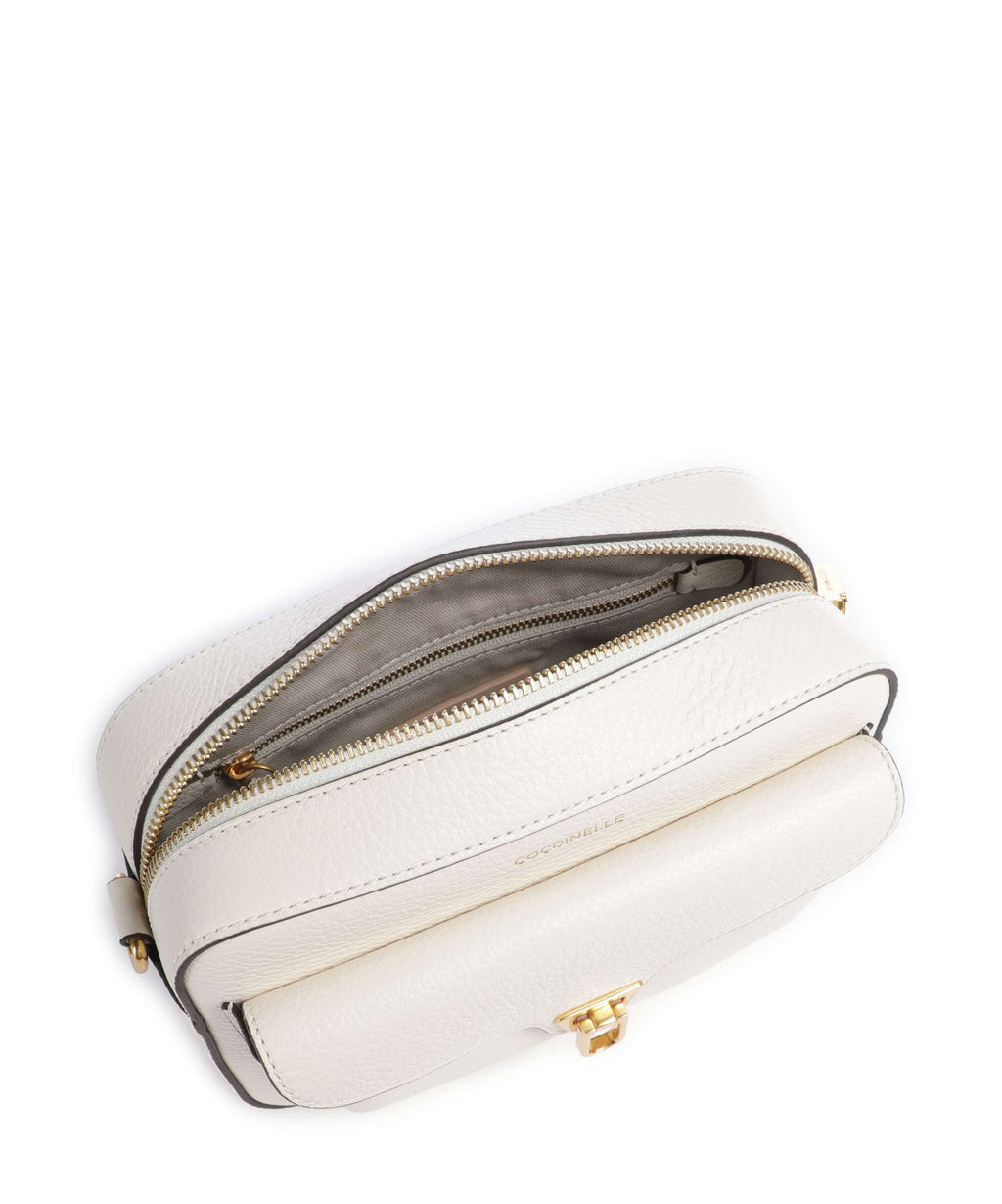 Coccinelle Beat Soft Ribbon Crossbody bag pearl