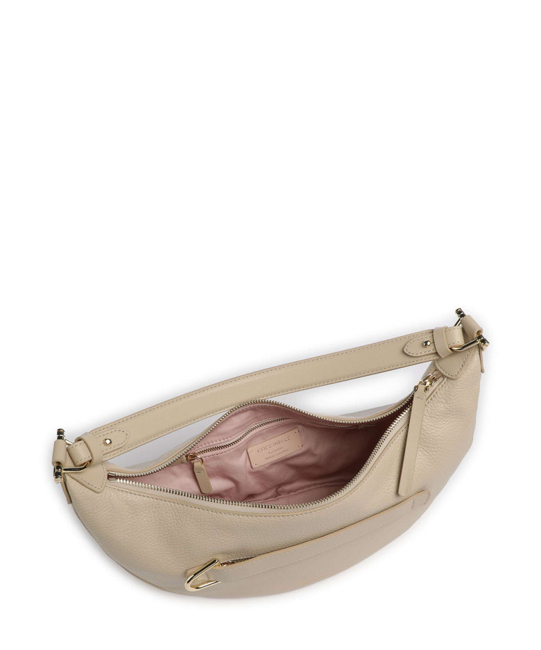 Coccinelle Paki Hobo bag sandshell