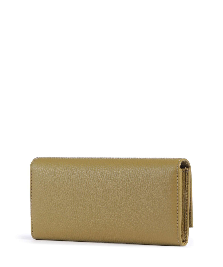 Coccinelle Metallic Soft Wallet seagrass