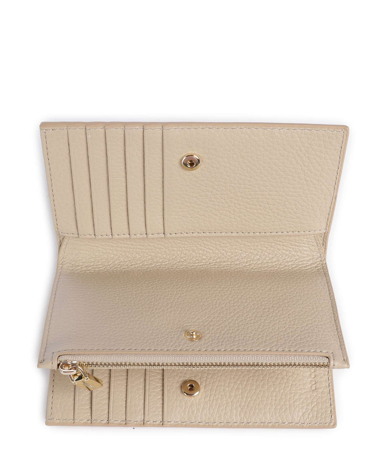 Coccinelle Metallic Soft RFID Wallet sandshell