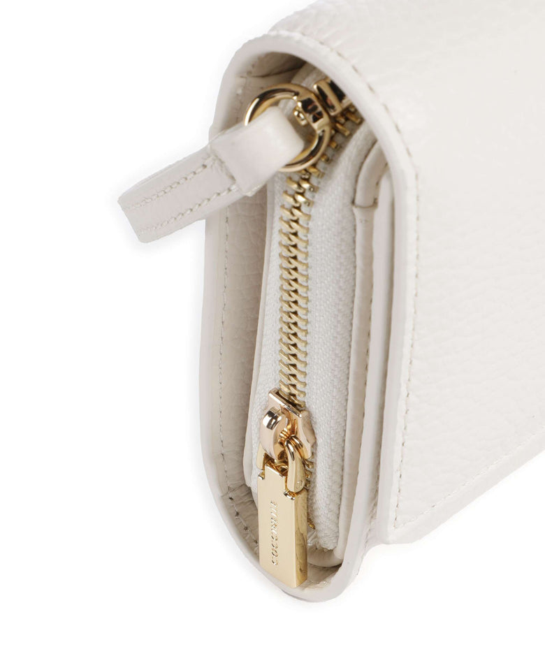 Coccinelle Metallic Soft RFID Wallet pearl