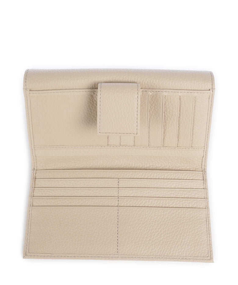 Coccinelle Metallic Soft Wallet sandshell