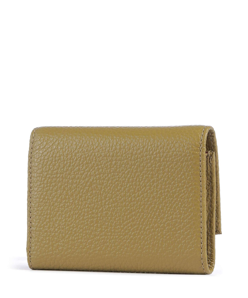 Coccinelle Metallic Soft Wallet seagrass