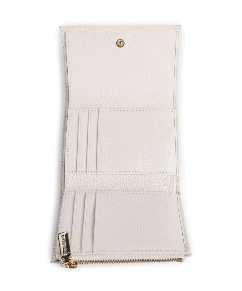 Coccinelle Metallic Soft Wallet pearl