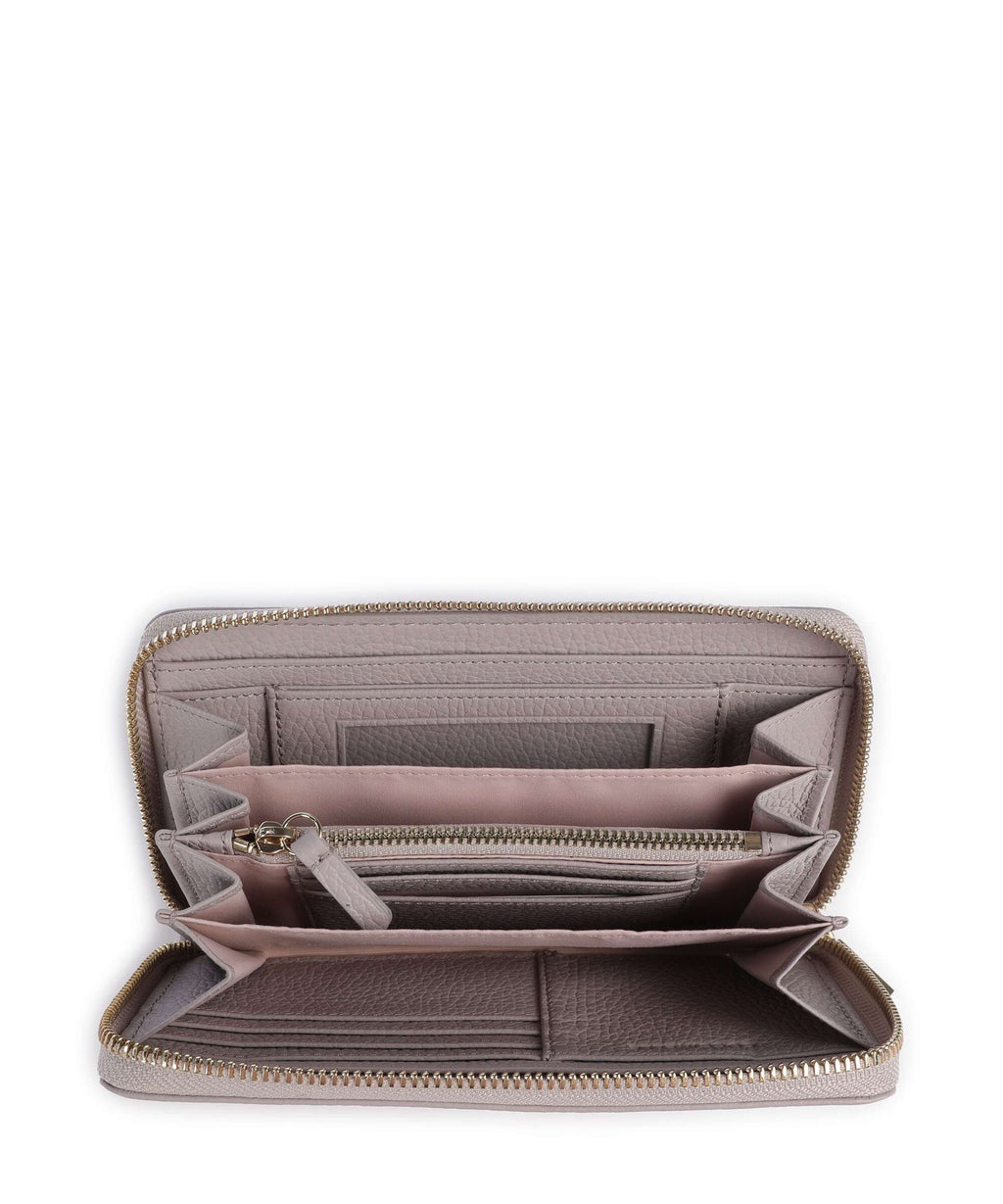 Coccinelle Metallic Soft Wallet oyster