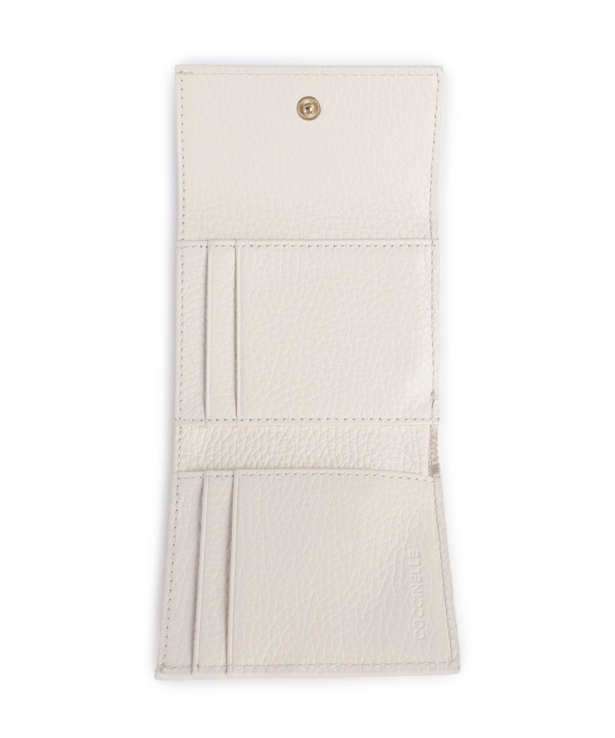 Coccinelle Metallic Soft RFID Wallet pearl