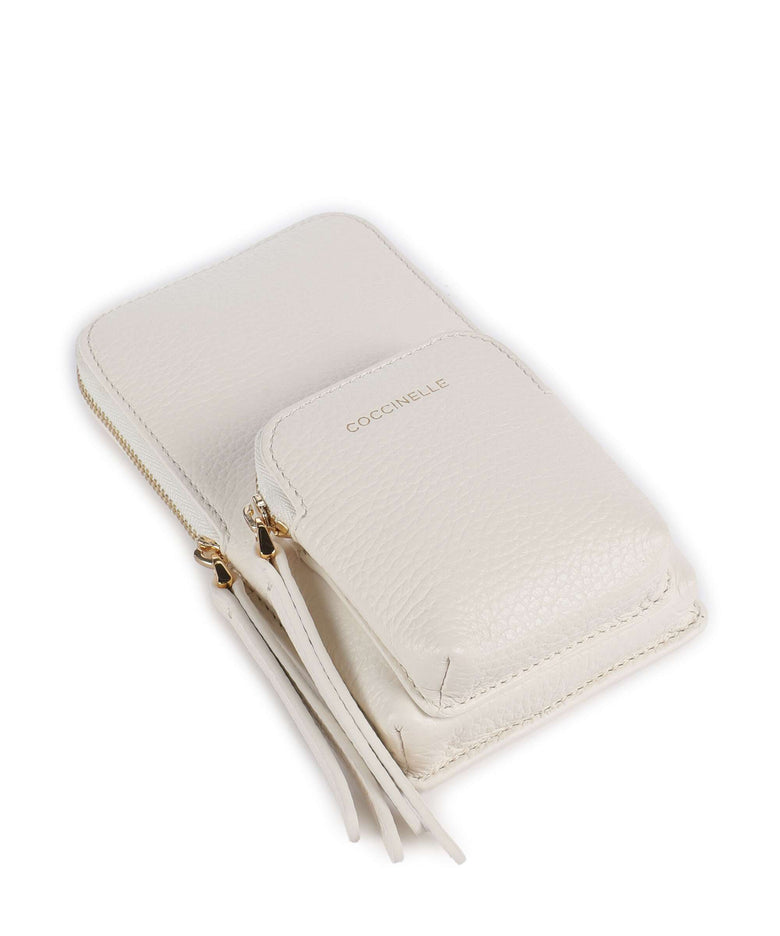 Coccinelle Pixie Phone bag pearl