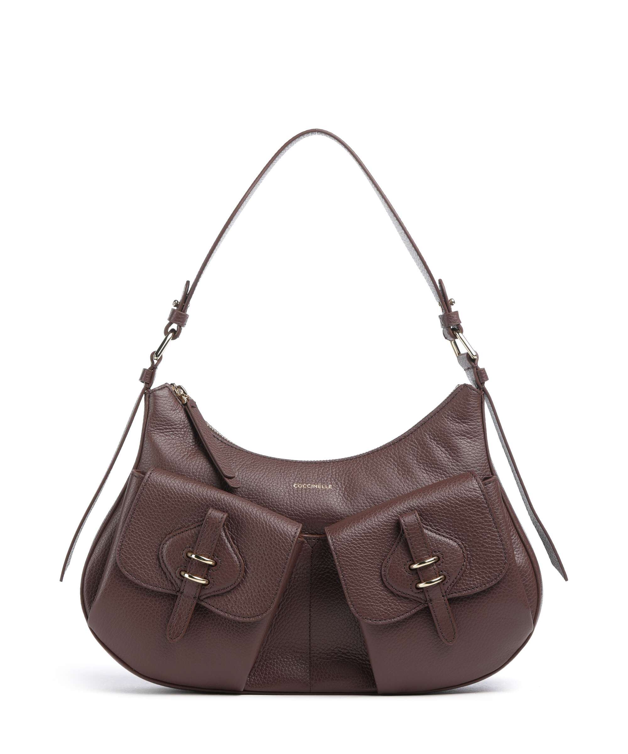 Coccinelle Mavery Pocket Hobo bag berry