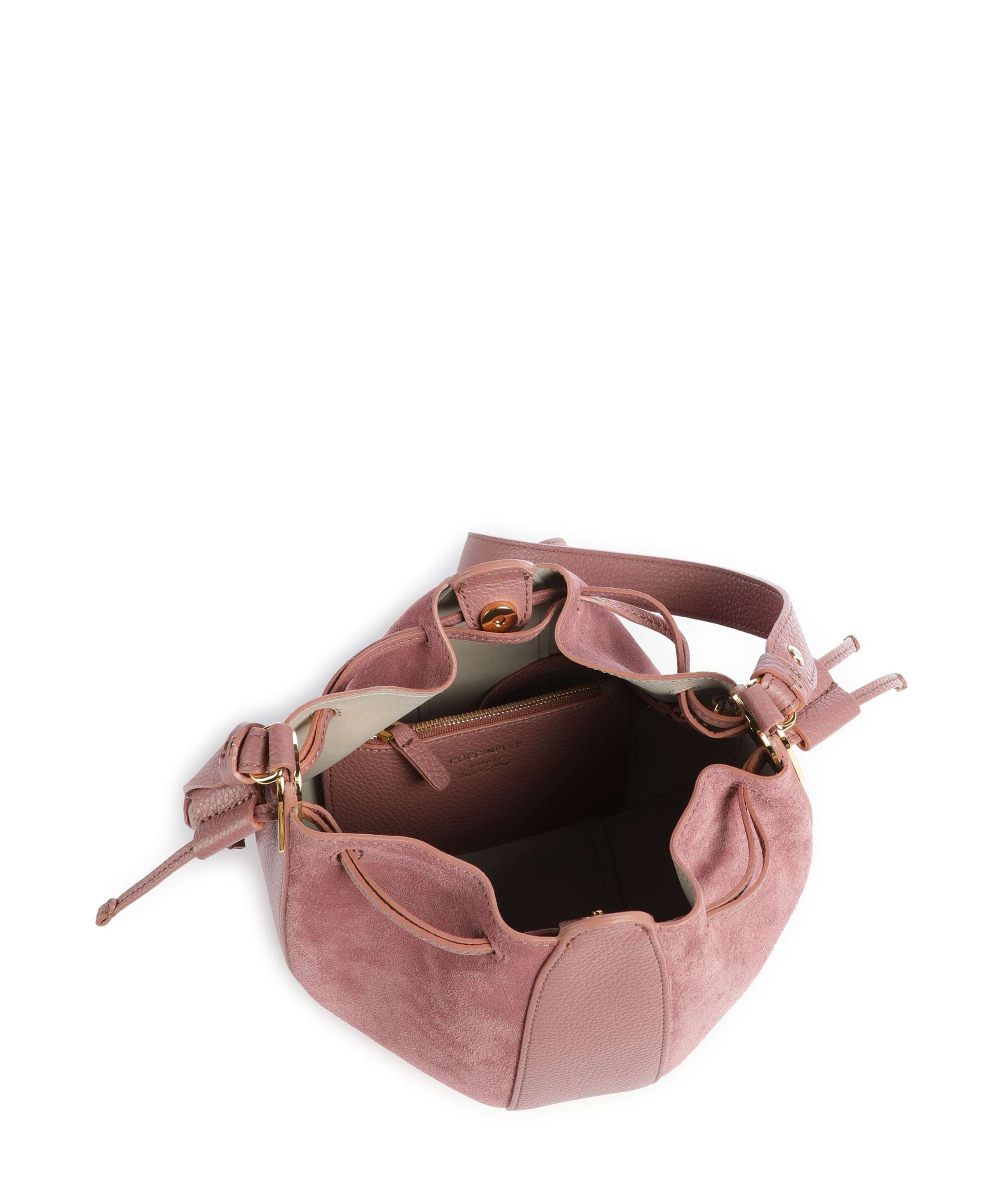 Coccinelle Boom Bucket bag winter rose