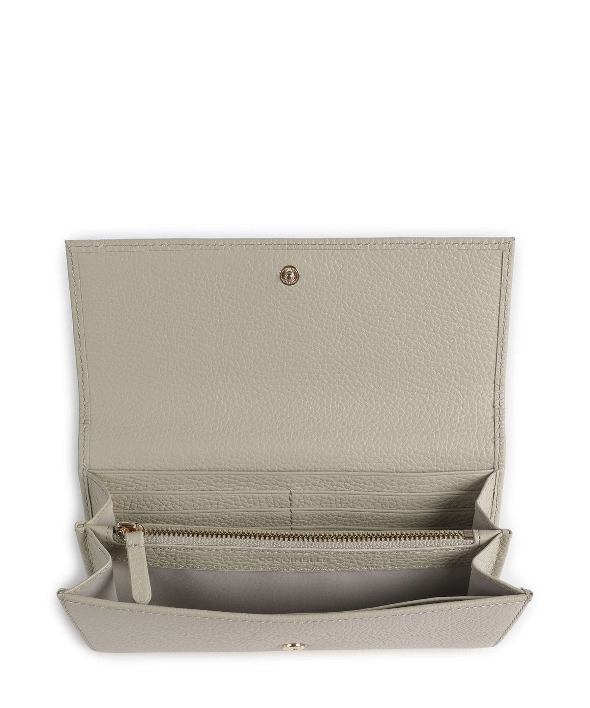 Coccinelle Metallic Soft Wallet eucalipto
