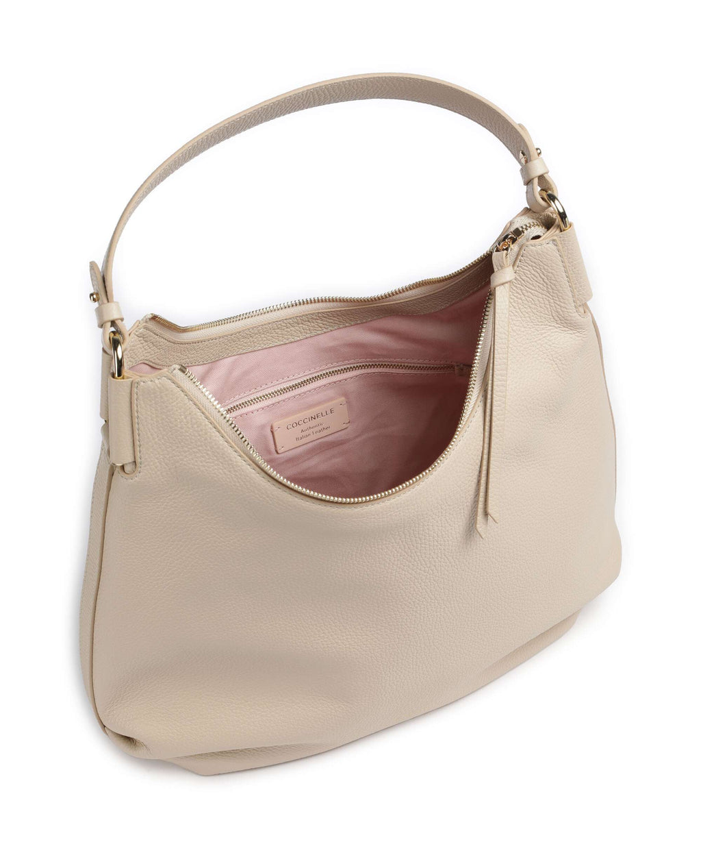 Coccinelle Rebekka Hobo bag sandshell