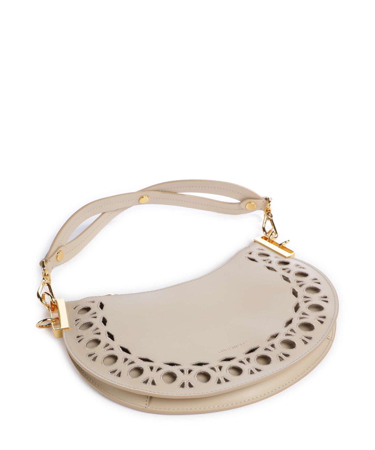 Coccinelle Sunup Monogram Sangallo Shoulder bag sandshell