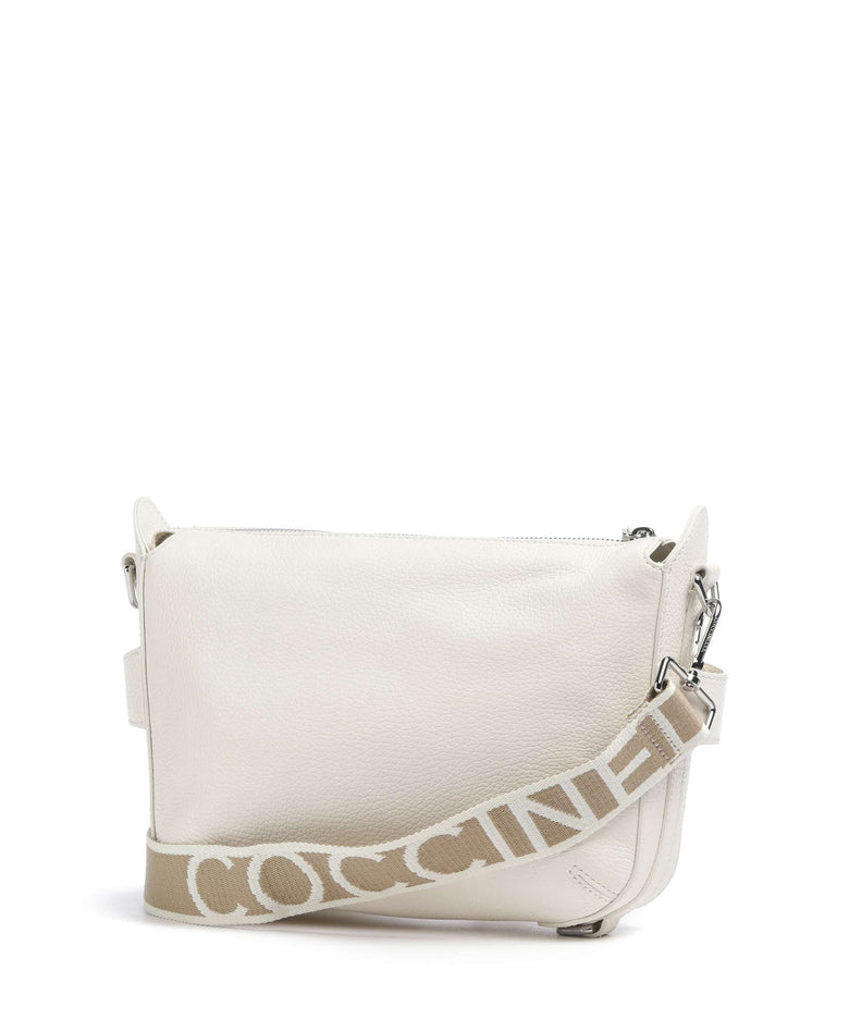 Coccinelle Gretel Ribbon Crossbody bag pearl