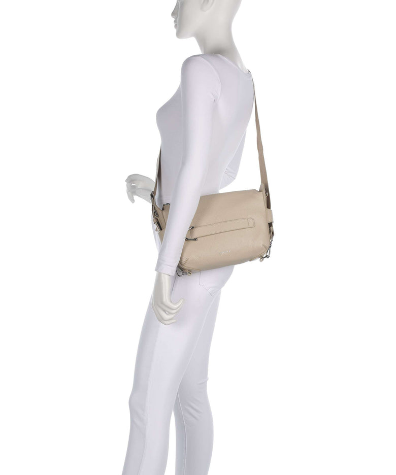 Coccinelle Gretel Ribbon Crossbody bag sandshell