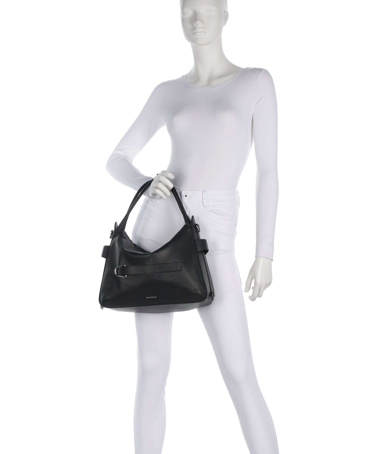 Coccinelle Gretel Ribbon Hobo bag noir