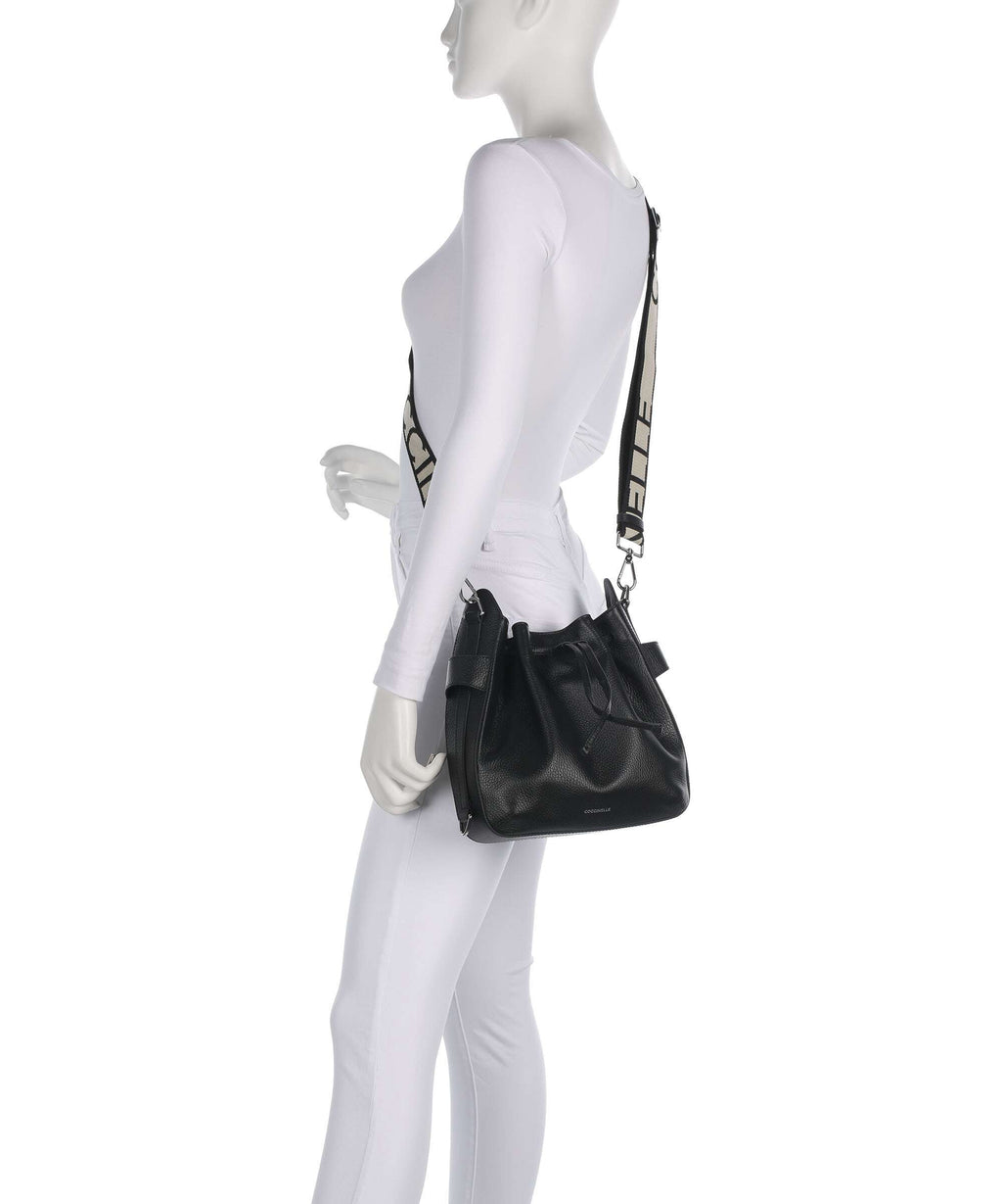 Coccinelle Gretel Ribbon Bucket bag noir