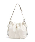 Coccinelle Gretel Ribbon Bucket bag pearl